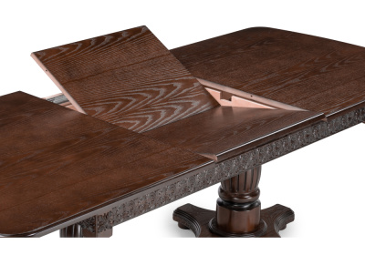 Стол деревянный Морнит 180(240)х100 орех темный / орех фото Стол деревянный Морнит 180(240)х100 орех темный / орех. Фото №4