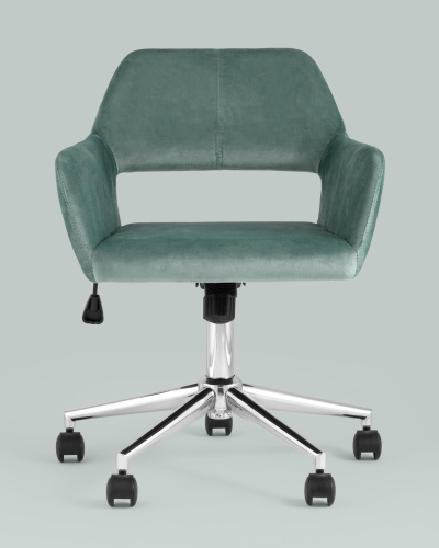Кресло офисное Ross велюр морской фото Кресло офисное Ross велюр морской. Фото №5