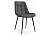 Стул Келми микровелюр серый / черный глянец