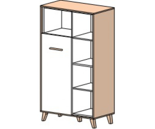 Шкаф комбинированный Эрика. Фото №1