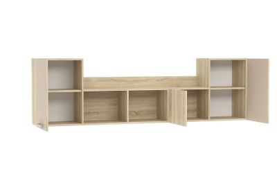 Акварель НМ 011.39-01 М Полка Капучино, Дуб Сонома. Фото