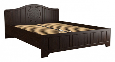 кровать 2000*1600 Монблан МБ-603К с ламелями и комплектом опор орех шоколадный фото кровать 2000*1600 Монблан МБ-603К с ламелями и комплектом опор орех шоколадный. Фото №3