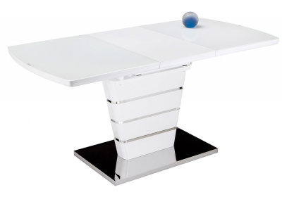 Стол стеклянный Space 140 белый фото Стол стеклянный Space 140 белый. Фото №2