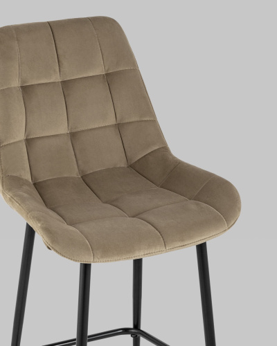 Стул полубарный Флекс велюр капучино. Фото №9